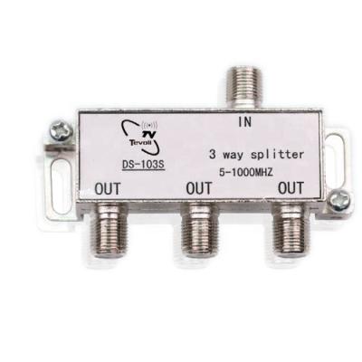 China Indoor 1 input 3 output 5-1000mhz coaxial splitter B1021-D103S for sale