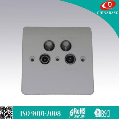 China Family TV Wall Outlet Aerial Wall Socket for sale