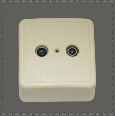 China Residential/Multi-Purpose Class A TV FM TV European Type Wall Outlet for sale