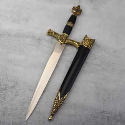 China Exquisite Masonic Gold Color Gift Decoration Ceremonial Miniature Sword Europe Style for sale