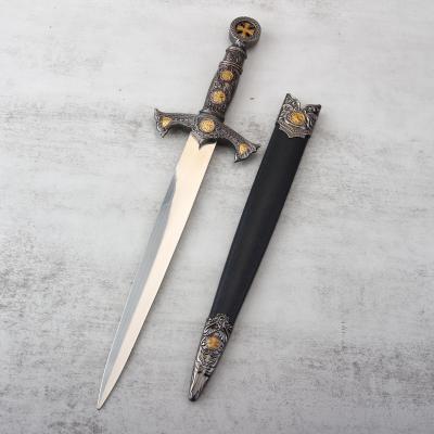 China Europe Crusader High Quality Miniature Sword Knight Cosplay Ceremonial Decorative Medieval Sword for sale