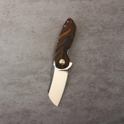 China 2022 New Design OEM ODM D2 Blade Pocket Knife High Grade High Quality Group of Ten Handle EDC Folding Knife for sale