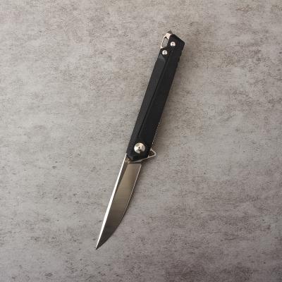 China High Quality Sharp Thin Line Real D2 Blade Strong Blade Group Of Ten Handle EDC Pocket Folding Knife for sale