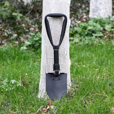 China High quality multifunctional high carbon steel wholesale portable size OEM folding military camping shovel for sale