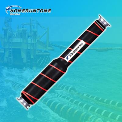 China Factory Direct Sales Durable Customize Marine Rubber One End Reinforced Wholesale Dredging Float Hose for sale