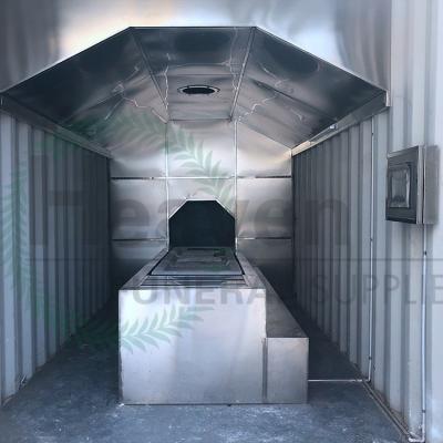 China Containerized and mobile suministros Funerarios Crematorio Horno Cremacion Incineracion Humano for sale