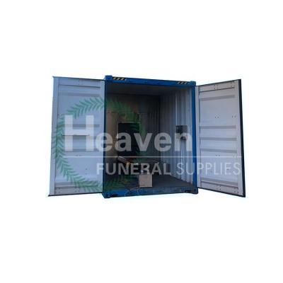 China 2022 cheap price funeral products containerized and mobile human body waste cremation machine smokeless incinerator for sale