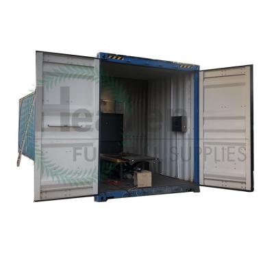 China Reputation Chinese containerized and mobile reliable corpse brand human cremation containerized type crematorium furnace body incinerator for sale