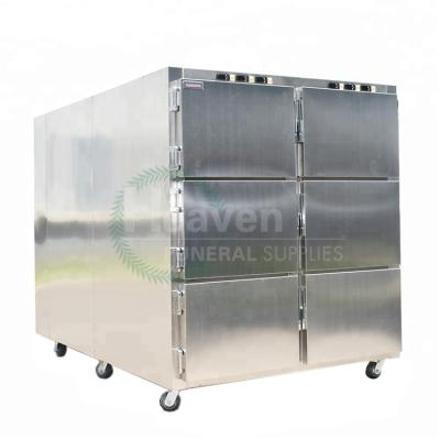 China American Style Movable Mortuary Body Fridge Corpse Refrigerator for Mortuary Body Freezer for sale