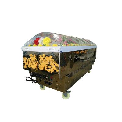 China American Style Factory Price Display Funeral Air Conditioned Casket Corpse Refrigerator for sale