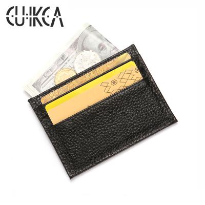 China CUIKCA Fashion Men's Wallet 1122 Genuine Leather Wallet Card Holder for sale