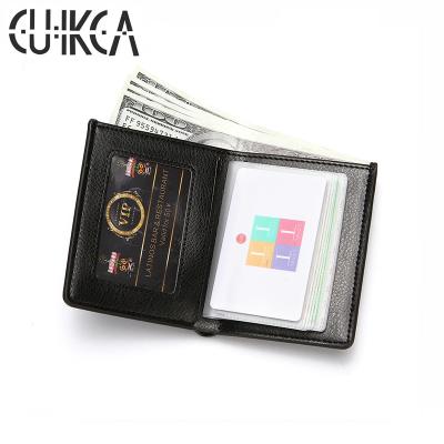 China CUIKCA Waterproof Men's HF023 Wallet Wallet HF023 Driver Wallet Unisex Leather Money Clip Card Holders License Photocards Money Clip for sale