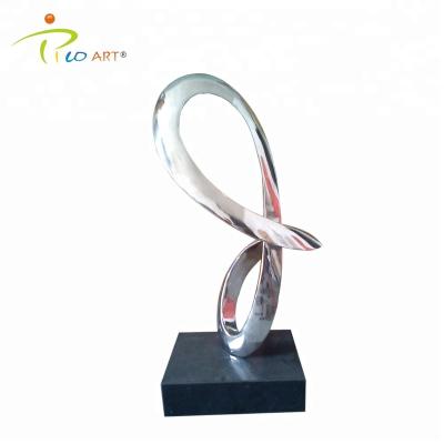 China Europe highly polished stainless steel home sculpture for sale