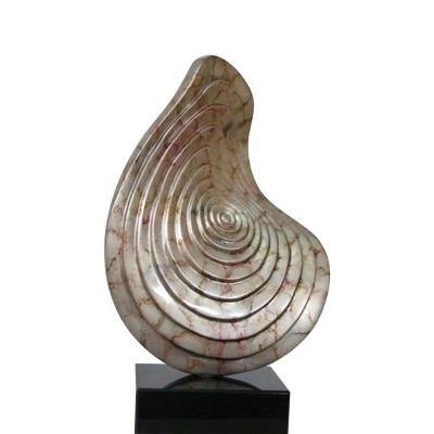 China Global Villa Hotel Contemporary Shell Finished Sculpture Handmade Resin Sculpture Decoration for sale