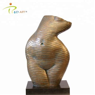 China China Woman Nude Body Bust Bronze Sculpture for sale