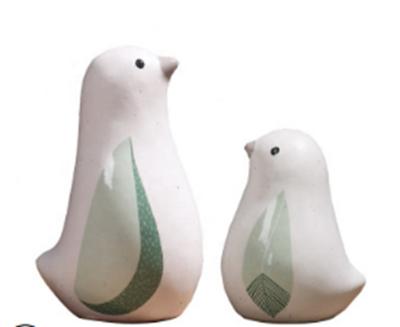 China China China Modern Ceramic White Flying Bird Art Home Decoration for sale