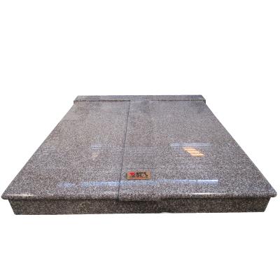 China EUROPEAN G664 Granite Headstones Slovakia Style Double Cover zu verkaufen