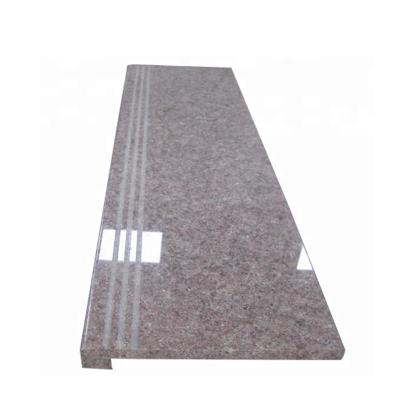 China Indoor / Outdoor Paving Purple Polished Chinese Stone Railing Stairs Antique G611 Granite Stairs for sale