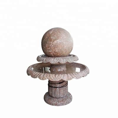 China Traditional Fengshui Outdoor Garden Granite Ball Rolling Water Fountain for sale