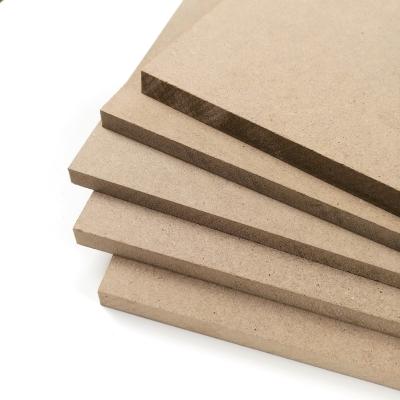 China 3mm-32mm Melamine Moisture Proof Furniture Cheap Wear Resistant MDF Fiberboard for sale