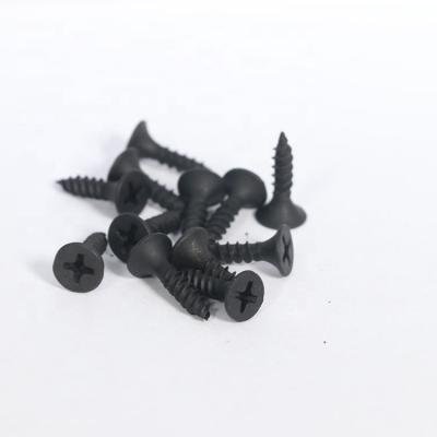 China Flat phosphated black drywall screws for sale