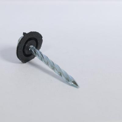 China Flat roofing twisted nails with joint for sale