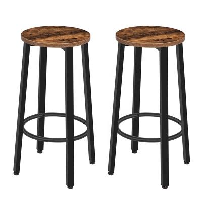 China Industrial Bar Chairs, Dining Kitchen Bar Stools With Footrest, For Dining Room for sale