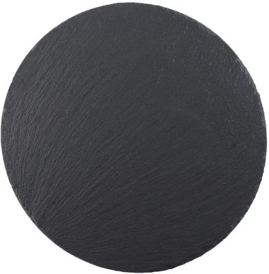 China Quality Slate and Sustainable Premium Wooden Cheese Board Round Slate Plate Slate and Bamboo Cheese Board for sale