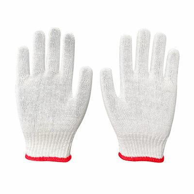 China Handsome Work Style Durable Wear Resistant Affordable Anti-Slip Cotton Yarn Protective Work Gloves for sale