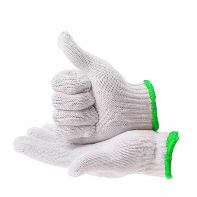 China Labor Use Cotton Anti-Slip Economical Work Gloves For Household Construction And Other Knitting Work for sale