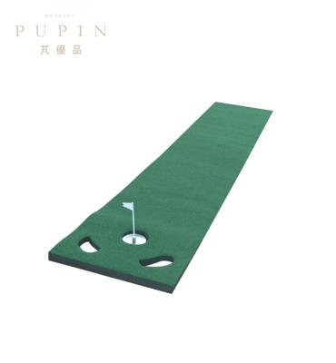 China Flannel Blanket + Pearl Cotton Manufacturer Customized Indoor Blanket & Outdoor Golf Putter Practice Mats Golf Mats for sale