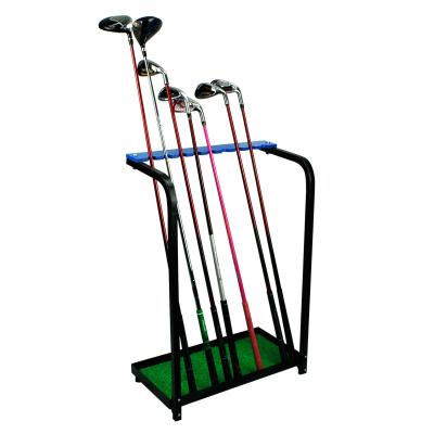 China Steel Metal Golf 9 Hole Replica Rack, Golf Course Practice Supplies, Metal Display Rack for sale