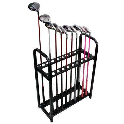 China Steel Metal Golf 18 Hole Replica Rack Display Stand, Golf Course Practice Supplies Storage Rise for sale