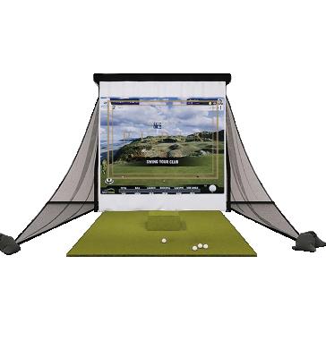 China Z-Iron Frame Golf Net With Hitting Screen And Side Net Golf Hitting Golf Net Fence for sale