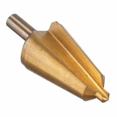 China HSS Titanium Plating Umbrella Drill Bit Umbrella Chamfer Cutter Step Drill Bit Set for sale