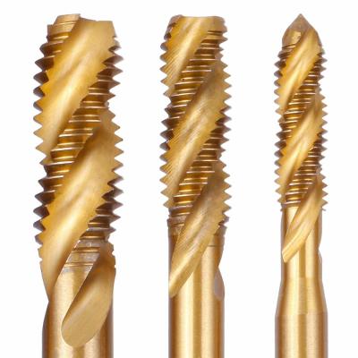 China M12 Titanium Coated Spiral Flute HSS Machine Taps for sale