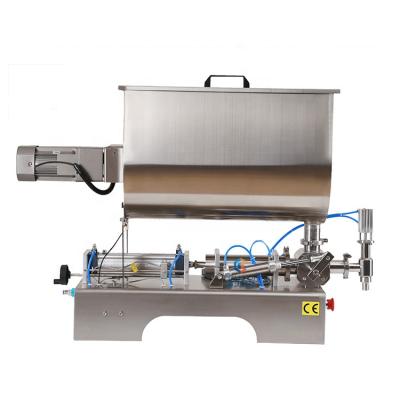 China Food Canning Machine Mixing Peanut Butter Pneumatic Automatic Filling Machine Paste Filling Machine for sale