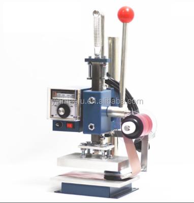 China Hot Leather Embossing Embossing Stamping Machine Digital Aluminum Stamping Machine Hand Manual Easy Operation for sale