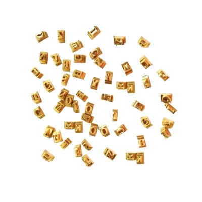 中国 LOGO Mold Gold Foil Copper Letter Heat Metal Copper Letter Stamp 販売のため