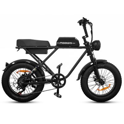 China Mootoro Aluminum Alloy 20 Inch Fat Tire Mountain Bicicleta Electric Bicycle E Bike Popular Electric Bike for sale