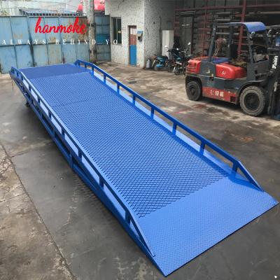 China Container Loading Hot Sale 12 T Hydraulic Yard Ramp Loading Ramps For Shipping Containers for sale