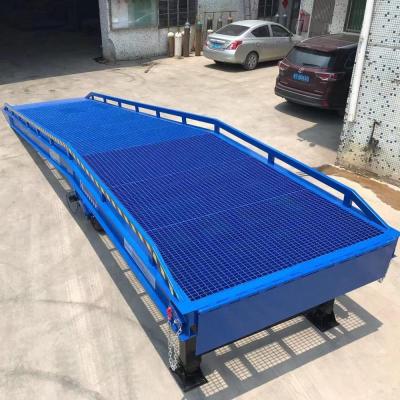 China Garment Shops 15ton Heavy Duty Movable Adjustable Loading Ramp Loading Dock Ramp For Sale for sale