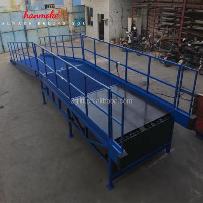 China Garment Shops Factory 15tons Portable Yard Ramp Best Quality Docking Platform Loading Ramps For Hot Sale for sale