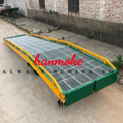 China Factory Manufacture 10 Ton Mobile Container Loading Ramps With Hydraulic Loading Ramps For Trucks for sale