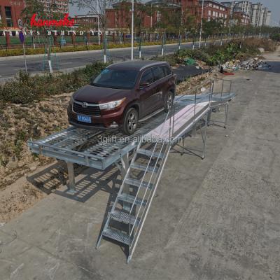 China High quality hot dip galvanized 5ton car service ramps wash ramp vehicle service ramps for inspection hot sale for sale