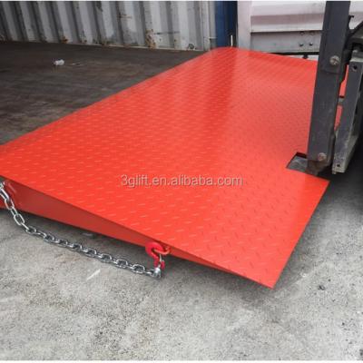 China Heavy duty steel container ramp for loading and unloading with heavy products for sale