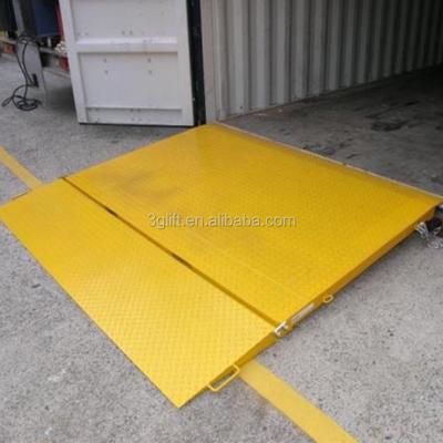 China HRDS series steel container ramp for forklift manufacture in china for 6500kgs for sale