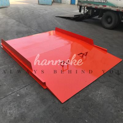 China Heavy Duty Hotels 10ton Forklift Container Ramp Unloading Ramps For Warehouse for sale