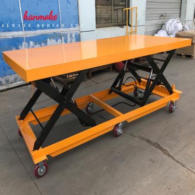 China Hotels Roller Top Hydraulic Manual Foot Pump Lift Table, Customized Available for sale