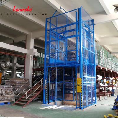 China China Hotels Hydraulic Vertical Guide-rail Freight Elevator for sale